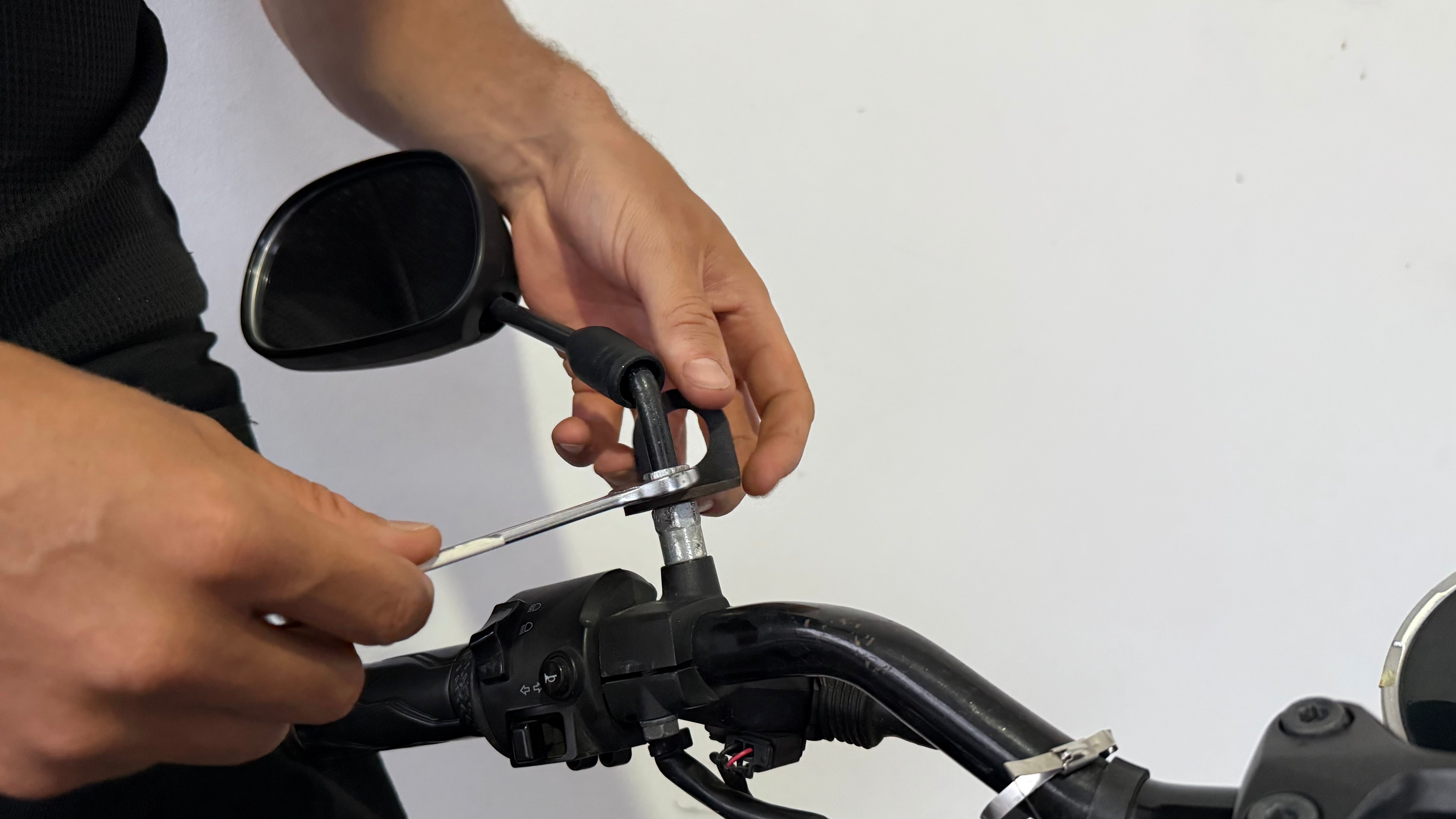 Bracket install on bike